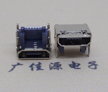南山MICRO USB 5P母座 SMT垫高 L=4.15双壳
